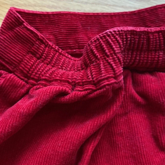 LL‎ Bean Corduroy Red Snowflake Embroidered Skirt 2T - Picture 6 of 7